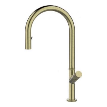 ALVEUS 1150776 - Кран за мивка SWAN 44,9 см златист
