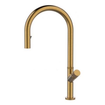 ALVEUS 1150779 - Кран за мивка SWAN 44,9 см неръждаем/бронзов