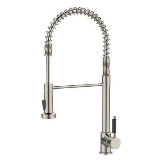 ALVEUS 1150886 - Смесител за мивка с гъвкава чучур и душ слушалка URBAN 47,1 см сатен