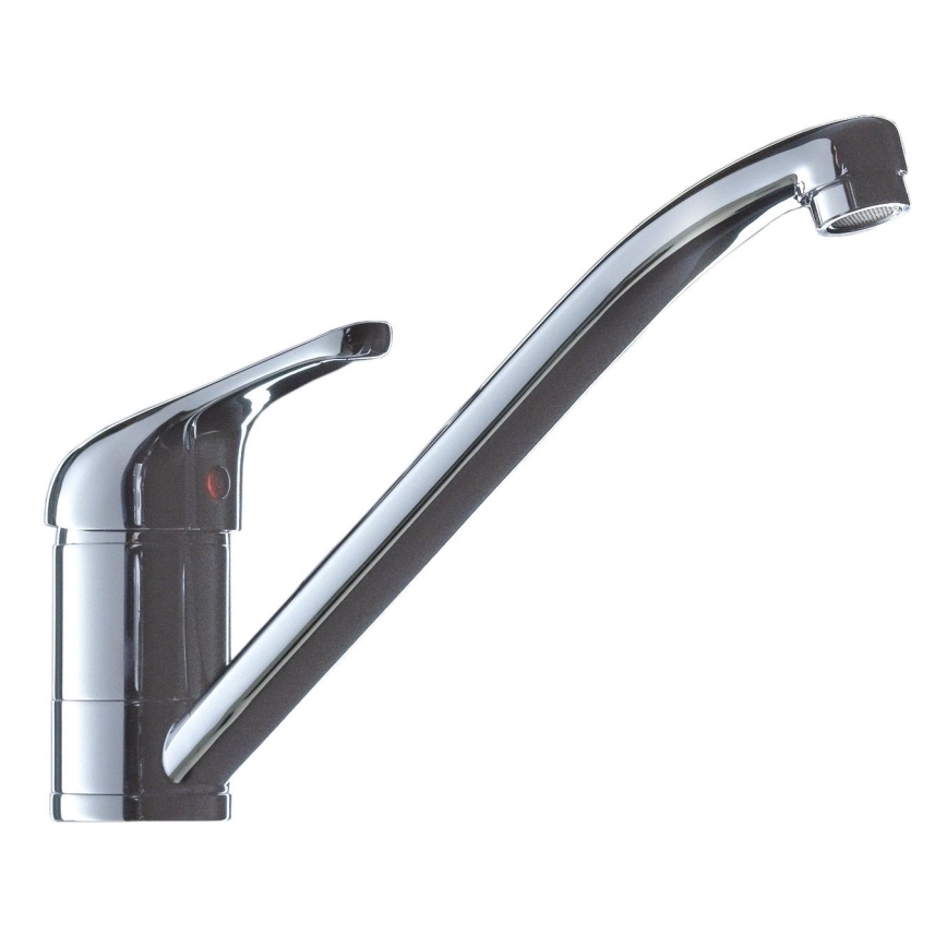 ALVEUS SETA259 - Мивка BASIC 78x43,5 см + смесител RIVIERA 14,8 см сатен/глянцев хром