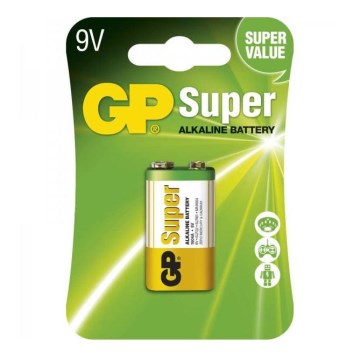 Алкална батерия GP SUPER 6LF22 9V