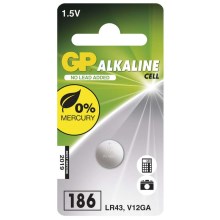 Алкална батерия плоска LR43 GP ALKALINE 1,5V/70 mAh