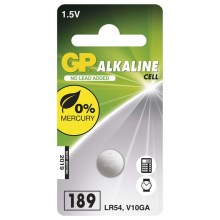 Алкална батерия плоска LR54 GP ALKALINE 1,5V/44 mAh