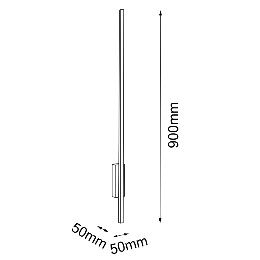 Amplex - LED Аплик LED/3,8W/230V златист/черен