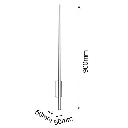 Amplex - LED Аплик LED/3,8W/230V златист/черен