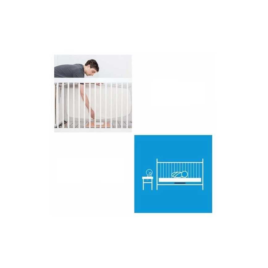 Angelcare - К-кт бебешки монитор 16x16 cм + бебефон USB