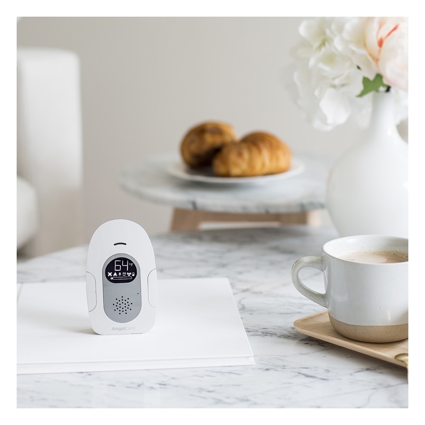 Angelcare - К-кт бебешки монитор 16x16 cм + бебефон USB