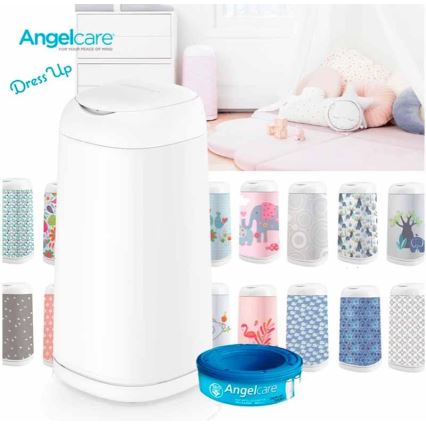 Angelcare - Кош за пелени DRESS UP + 1x касета пълнител