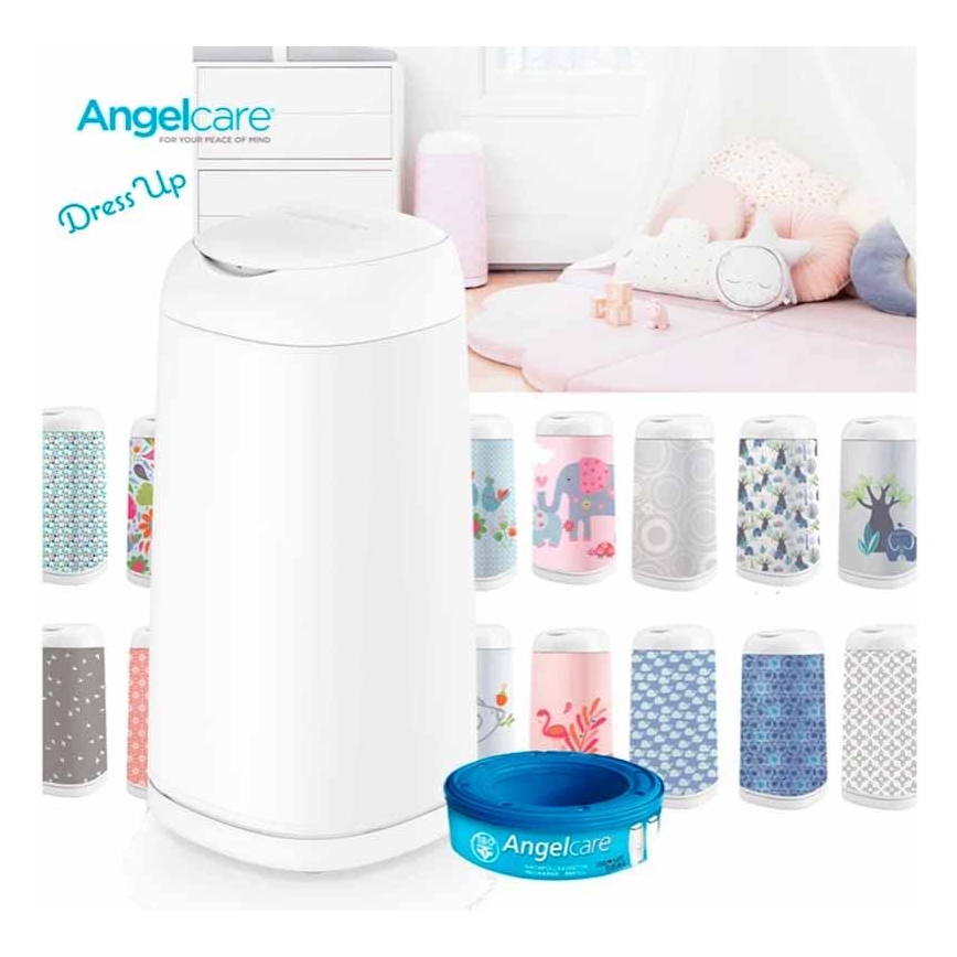 Angelcare - Кош за пелени DRESS UP + 1x касета пълнител