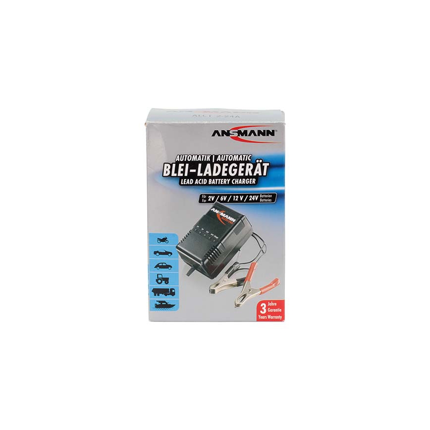Ansmann 03723 ALCS 2-24A - Зарядно устройство за оловни батерии 2-24V/2,4-24Ah