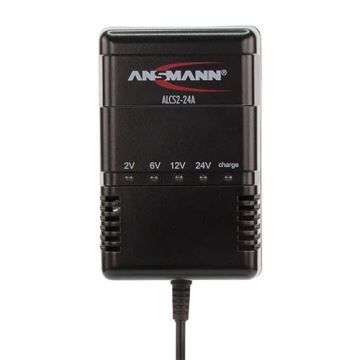 Ansmann 03723 ALCS 2-24A - Зарядно устройство за оловни батерии 2-24V/2,4-24Ah