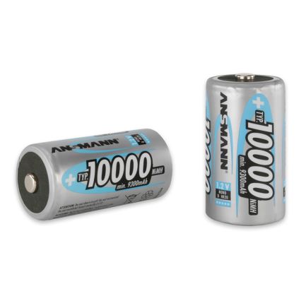 Ansmann 06549 Mono D - 2ks Акумулаторна батерия D NiMH/1,2V/1000mAh