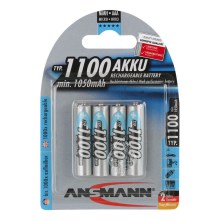 Ansmann 07521 микро AAA - 4ks Акумулаторна батерия AAA NiMH1,2V/1050mAh