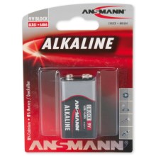 Ansmann 09887 6LR61 9V Block RED - Алкална батерия 9V