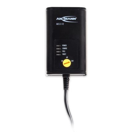 Ansmann 11496 - ALCS 2-12/0,4 - Зарядно за батерии 2-12V/1,2-40Ah