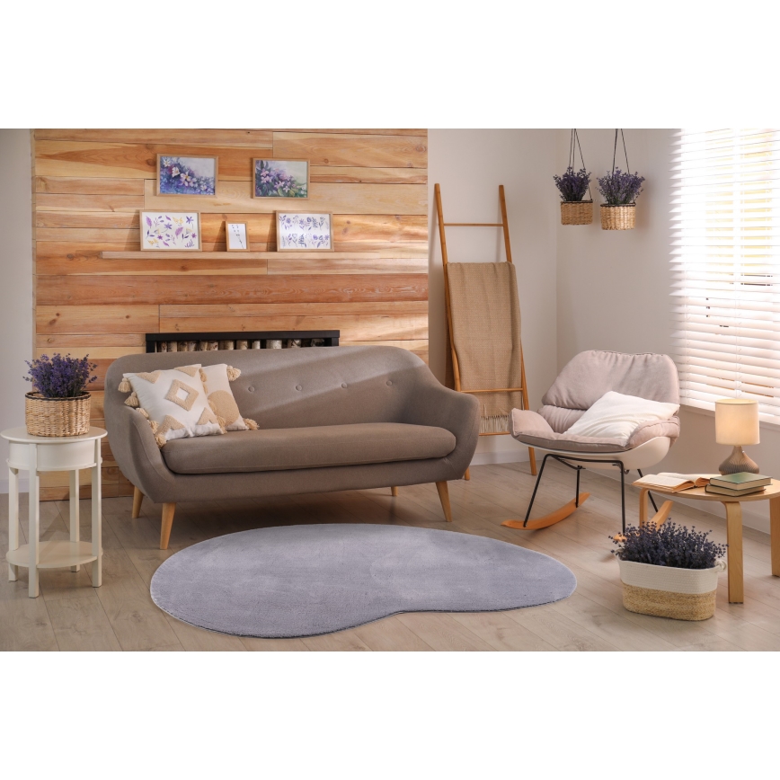 Антихлъзгащ килим LOREN 120x170 cm сив