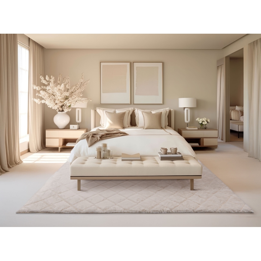 Антихлъзгащ килим MODENA NEW 120x160 cm кремав