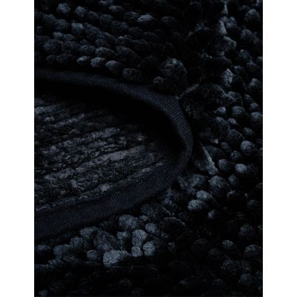 Антихлъзгаща постелка за баня CHENILLE 50x80 cm черна