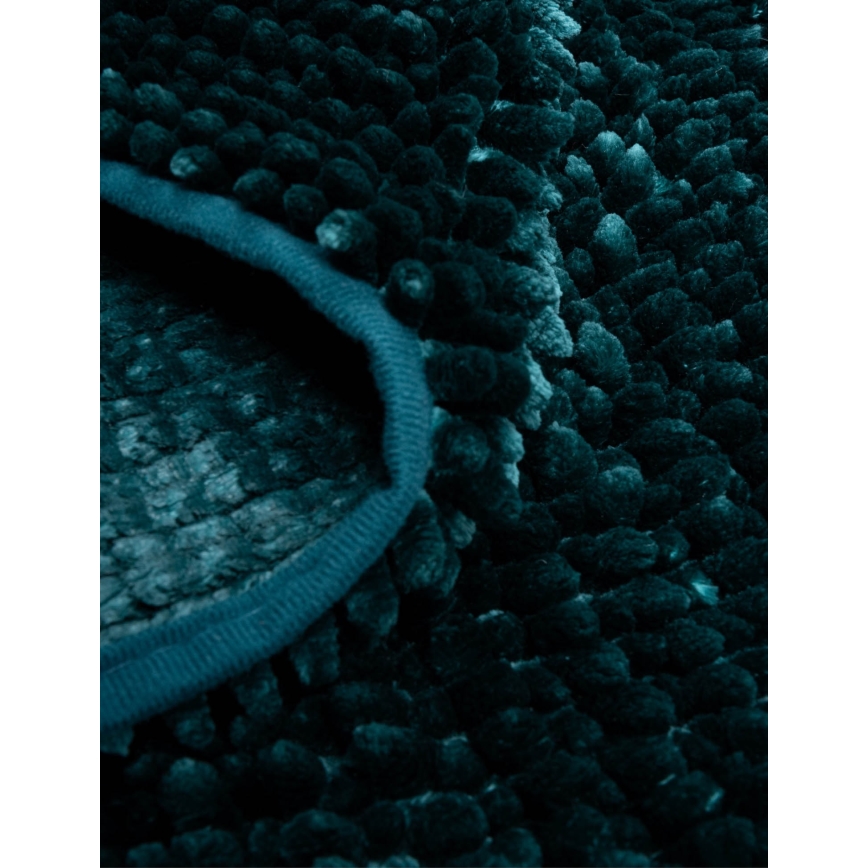 Антихлъзгащо килимче за баня CHENILLE 50x80 cm тюркоазено