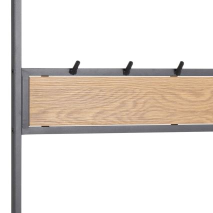 Антре стена SARON дъб/черно