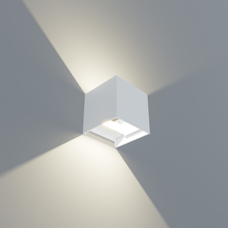 APLED - LED Екстериорна Стенна лампа CUBE 2xLED/3W/230V IP65