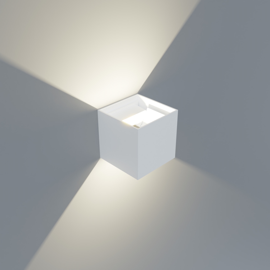 APLED - LED Екстериорна Стенна лампа CUBE 2xLED/3W/230V IP65