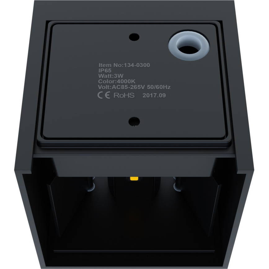 APLED - LED Екстериорна Стенна лампа CUBE 2xLED/3W/230V IP65