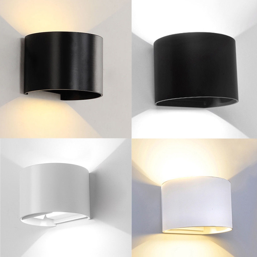APLED - LED Екстериорна Стенна лампа OVAL 2xLED/3W/230V IP65