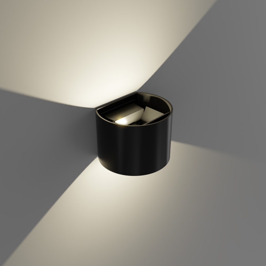 APLED - LED Екстериорна Стенна лампа OVAL 2xLED/3W/230V IP65