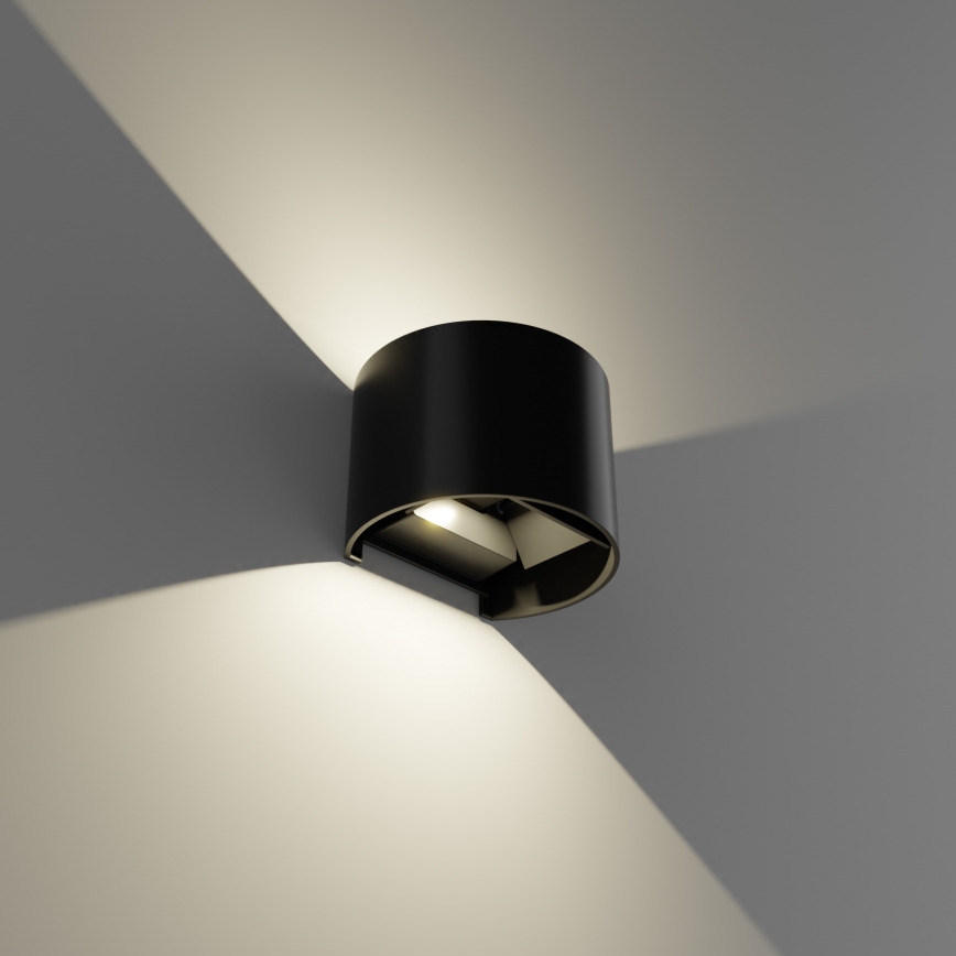 APLED - LED Екстериорна Стенна лампа OVAL 2xLED/3W/230V IP65