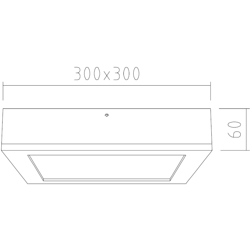 APLED - LED Лампа QUADRA LED/24W/230V дъб