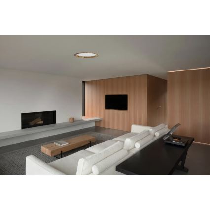 APLED - LED Лампа за окачен таван RONDO WOODLINE LED/18W/230V 4000K Ø 26 см пепел масивнo дървo