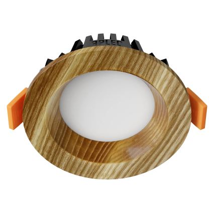 APLED - LED Лампа за окачен таван RONDO WOODLINE LED/3W/230V 3000K Ø 9 см пепел масивнo дървo