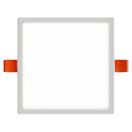 APLED - LED Лампа за окачен таван SQUARE SLIM LED/16W/230V 14,5x14,5 см бял