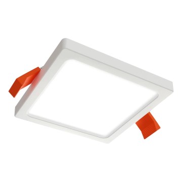 APLED - LED Лампа за окачен таван SQUARE SLIM LED/8W/230V 9x9 см бял