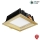 APLED - LED Лампа за окачен таван SQUARE WOODLINE LED/6W/230V 4000K 12x12 см бор масивнo дървo