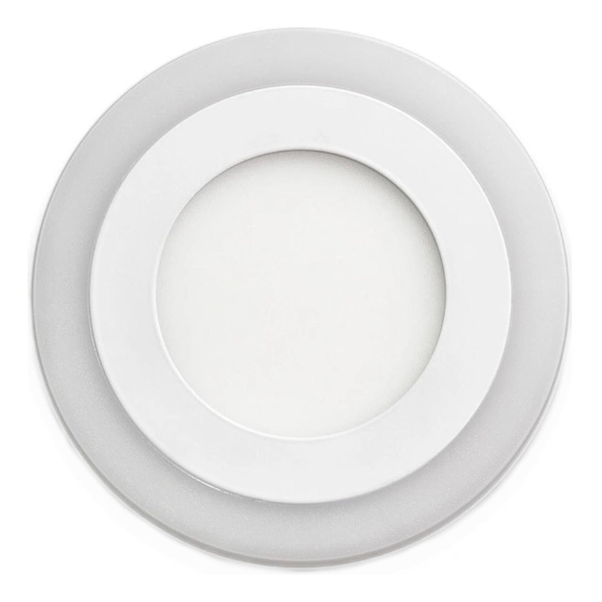 APLED - LED Лампа за вграждане в баня RONDO DUO LED/4W + LED/12W/230V IP41 3000/4000K Ø 19,5 см бял