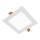 APLED - LED Лампа за вграждане в баня SQUARE LED/12W/230V IP40 17x17 см бял