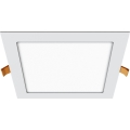 APLED - LED Лампа за вграждане в баня SQUARE LED/18W/230V IP41 220x220 мм бял
