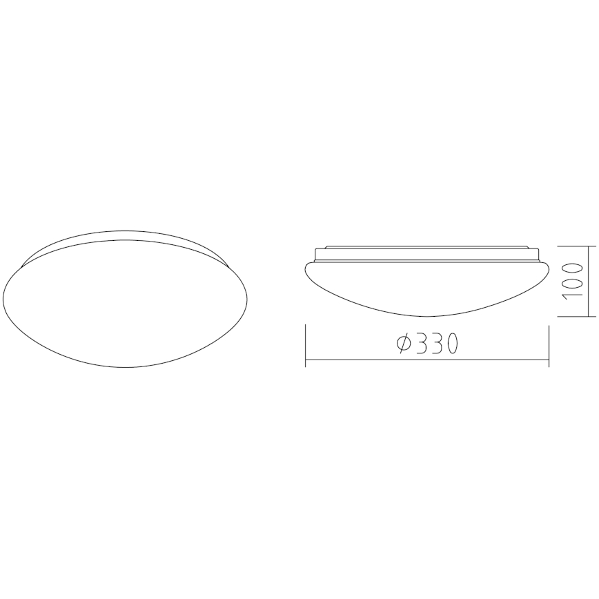 APLED - LED Плафониера LENS P TRICOLOR LED/18W/230V IP41 2700 - 6500K 1210 lm
