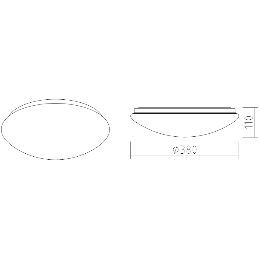 APLED - LED Плафониера LENS P TRICOLOR LED/24W/230V IP41 2700 - 6500K 1680lm