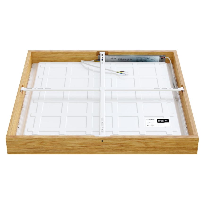 APLED - LED Повърхностен панел QUADRA LED/40W/230V дъб