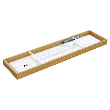 APLED - LED Повърхностен панел QUADRA LED/42W/230V дъб