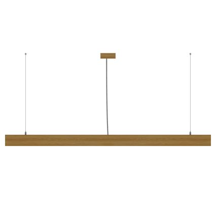 APLED - LED Висящ полилей LOOK LED/48W/230V 4000K 150 см дъб