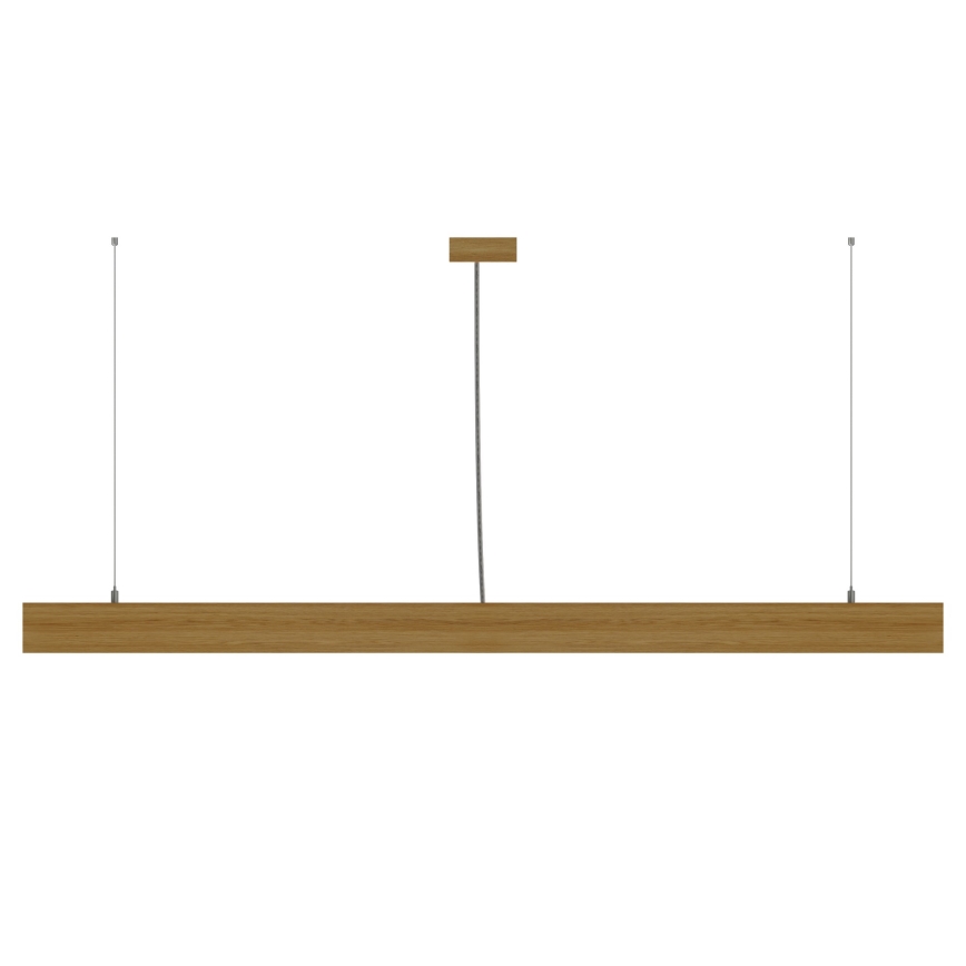 APLED - LED Висящ полилей LOOK LED/48W/230V 4000K 150 см дъб