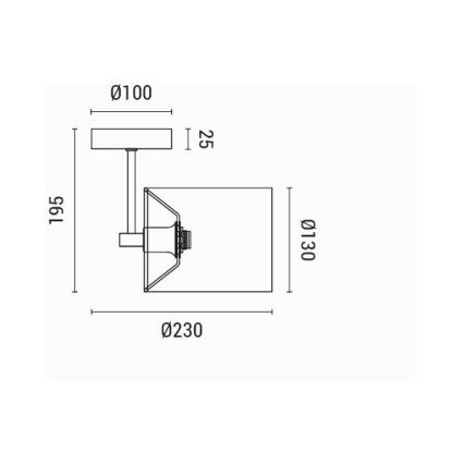 Аплик 1xE14/15W/230V