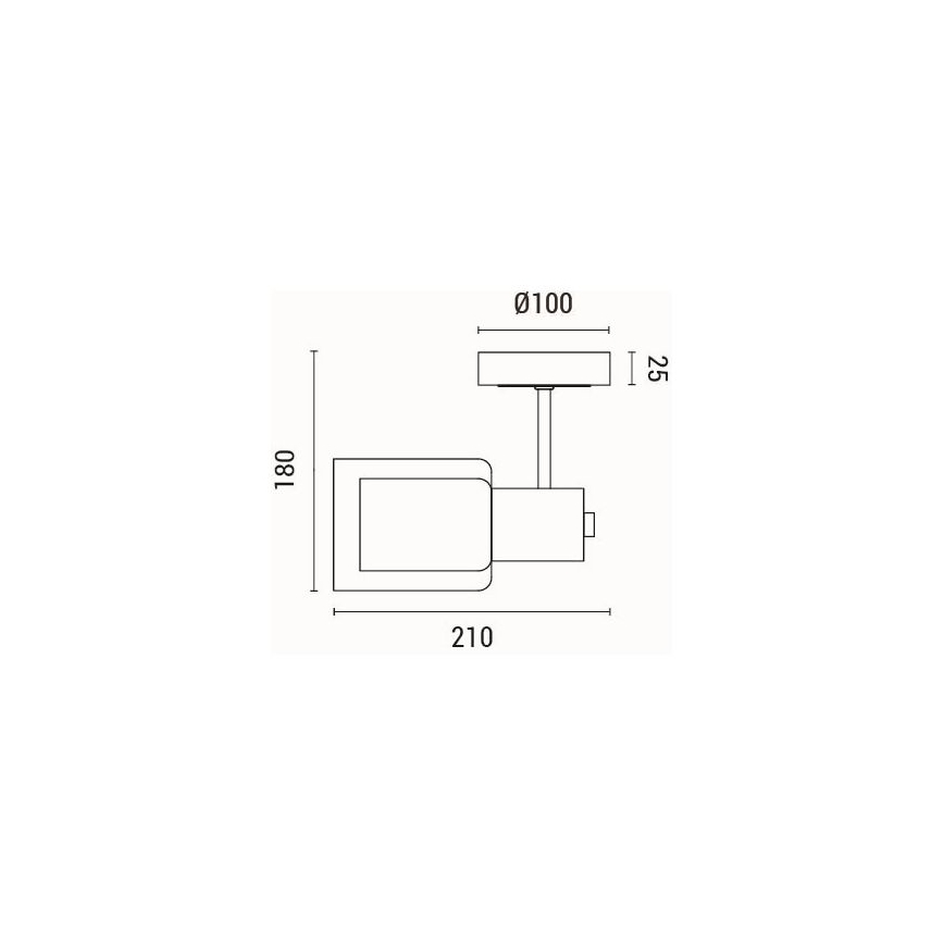 Аплик 1xE14/15W/230V