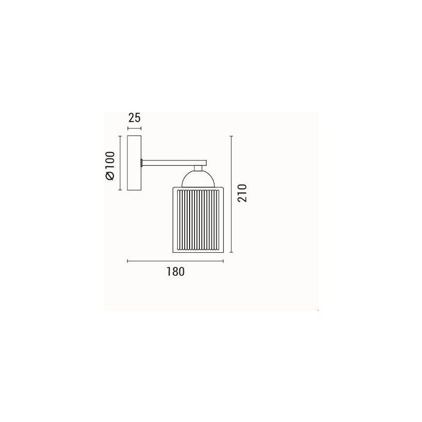 Аплик 1xE27/60W/230V