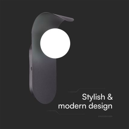 Аплик 1xG9/5W/230V черен