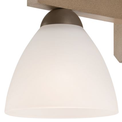 Стенно осветително тяло ADRIANO 1xE27/60W/230V бук